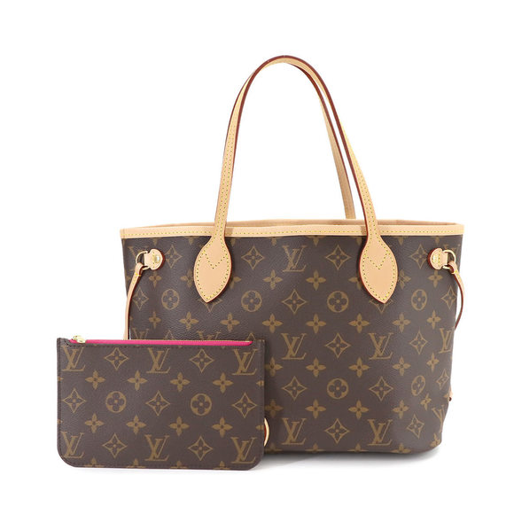 Louis Vuitton Monogram Neverfull PM Tote Bag, Brown, Pivoine, M41245, RFID - Picture 1 of 9